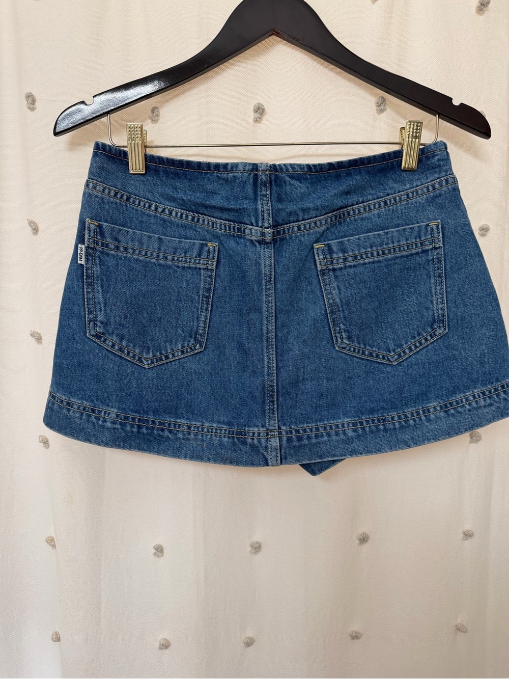 Princess Polly Blue Denim Low Rise Skort - Picture 5 of 9